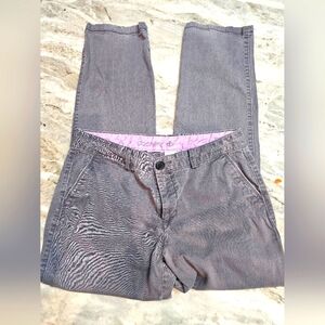 Dockers Women’s Gray Chino Pants Size 10M Straight Leg Stretch Classic Fit